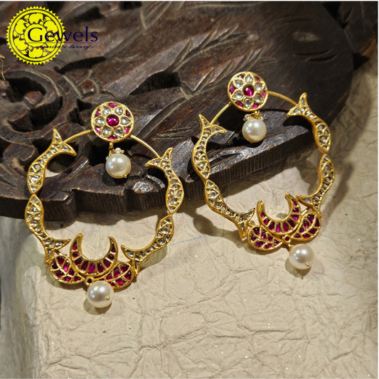 Gewels Jaswanti Kundan Earrings