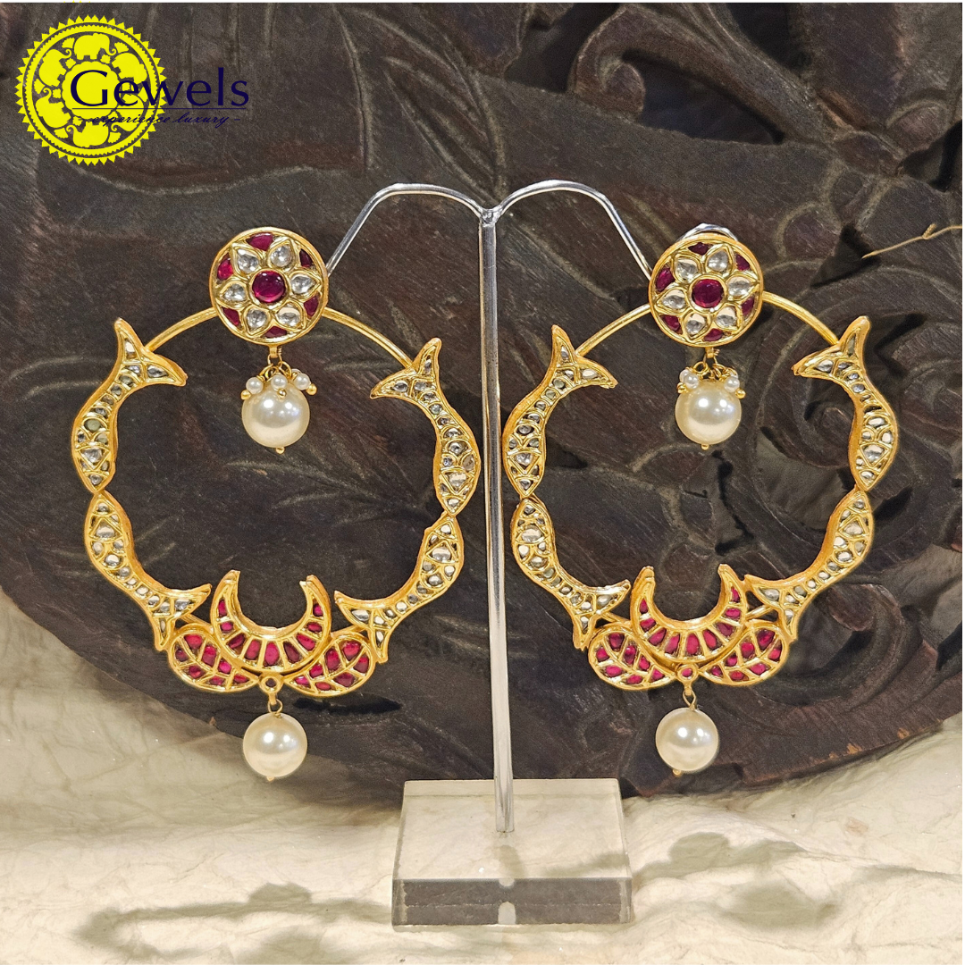 Gewels Jaswanti Kundan Earrings