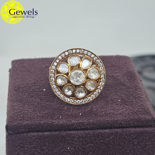 Gewes Zircon Uncut Ring
