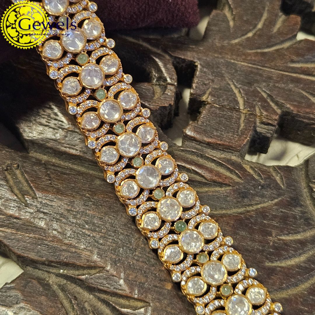 Gewels Jade Polki Bracelet