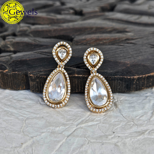 Gewels Light Earrings Kundan