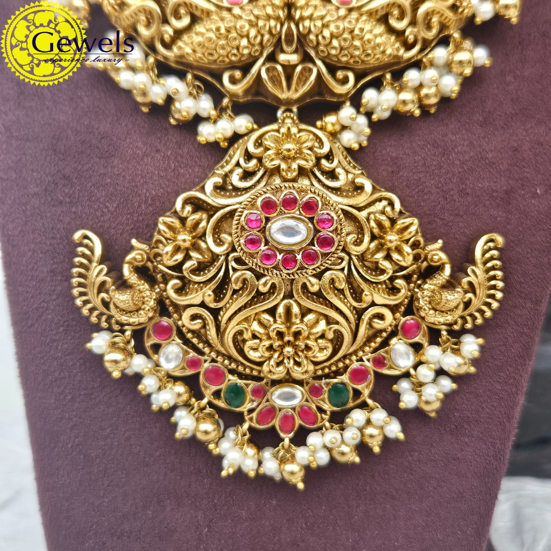 Gewels Nakshi Nagas Bridal Neck Set