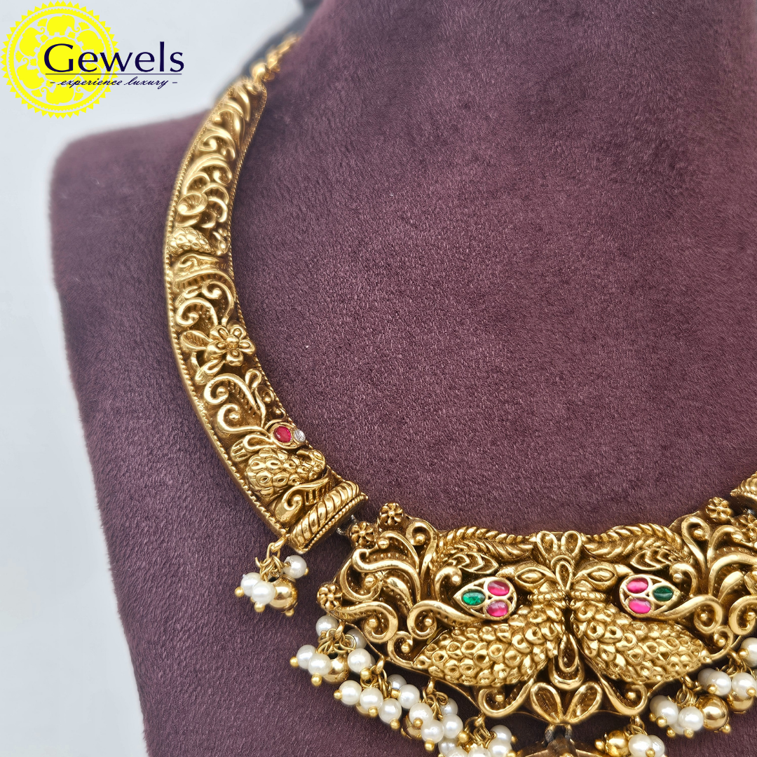 Gewels Nakshi Nagas Bridal Neck Set