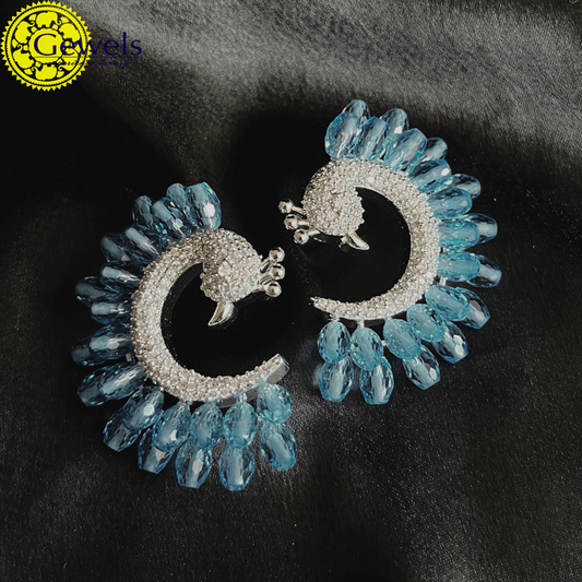 Gewels Nilam Mor Jhumka