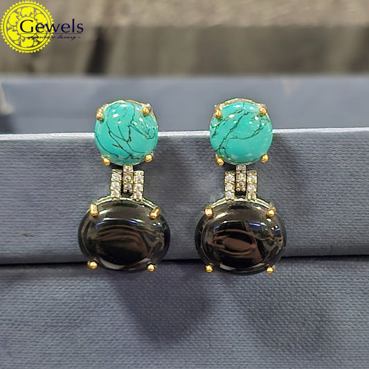 Gewels Serene Turquoise Earrings