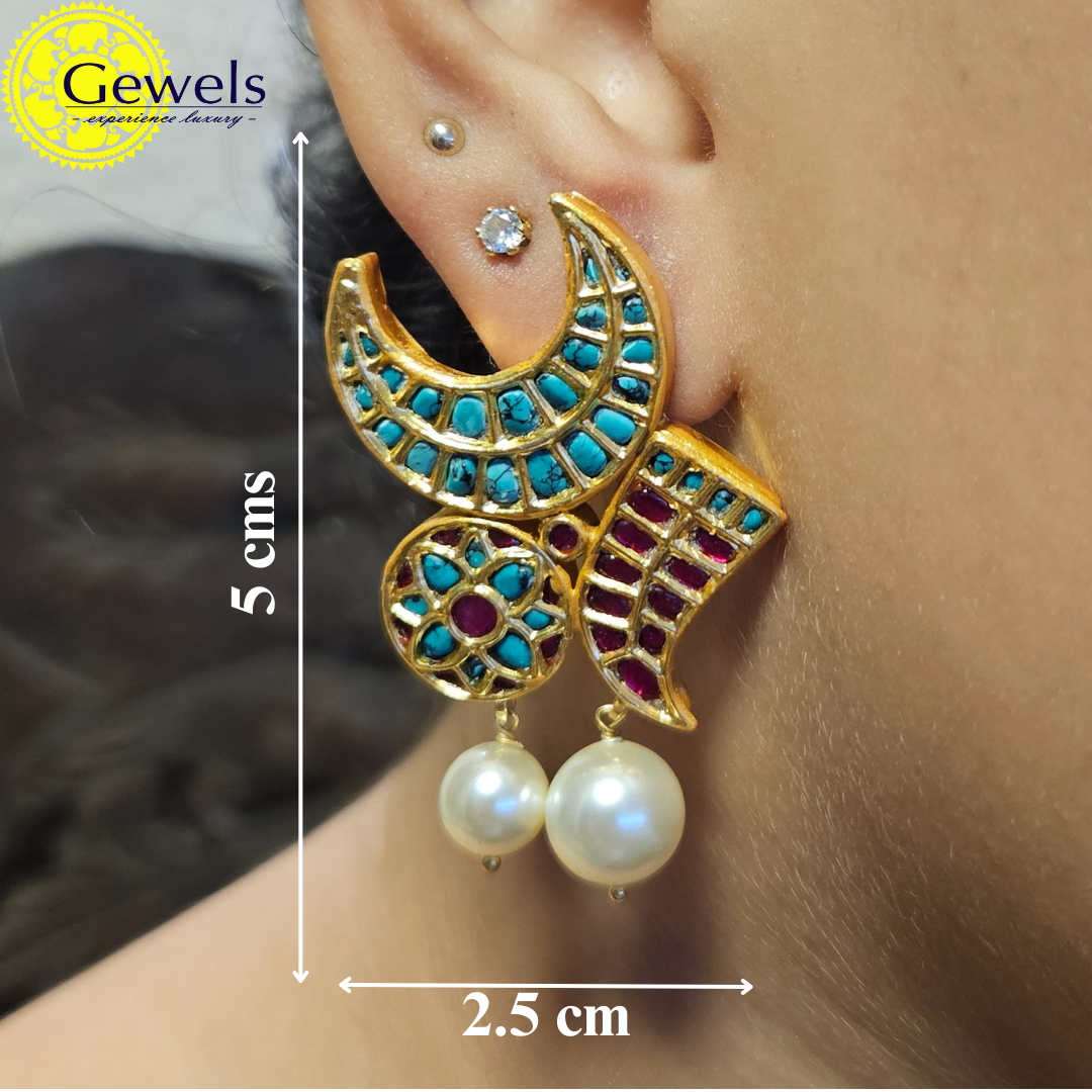 Gewels Megha Vritta Dakshinaya Earrings